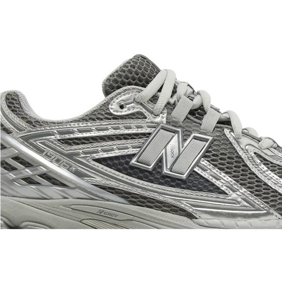 New Balance Silver and Gray Athletic Sneakers - Picture 2 of 9